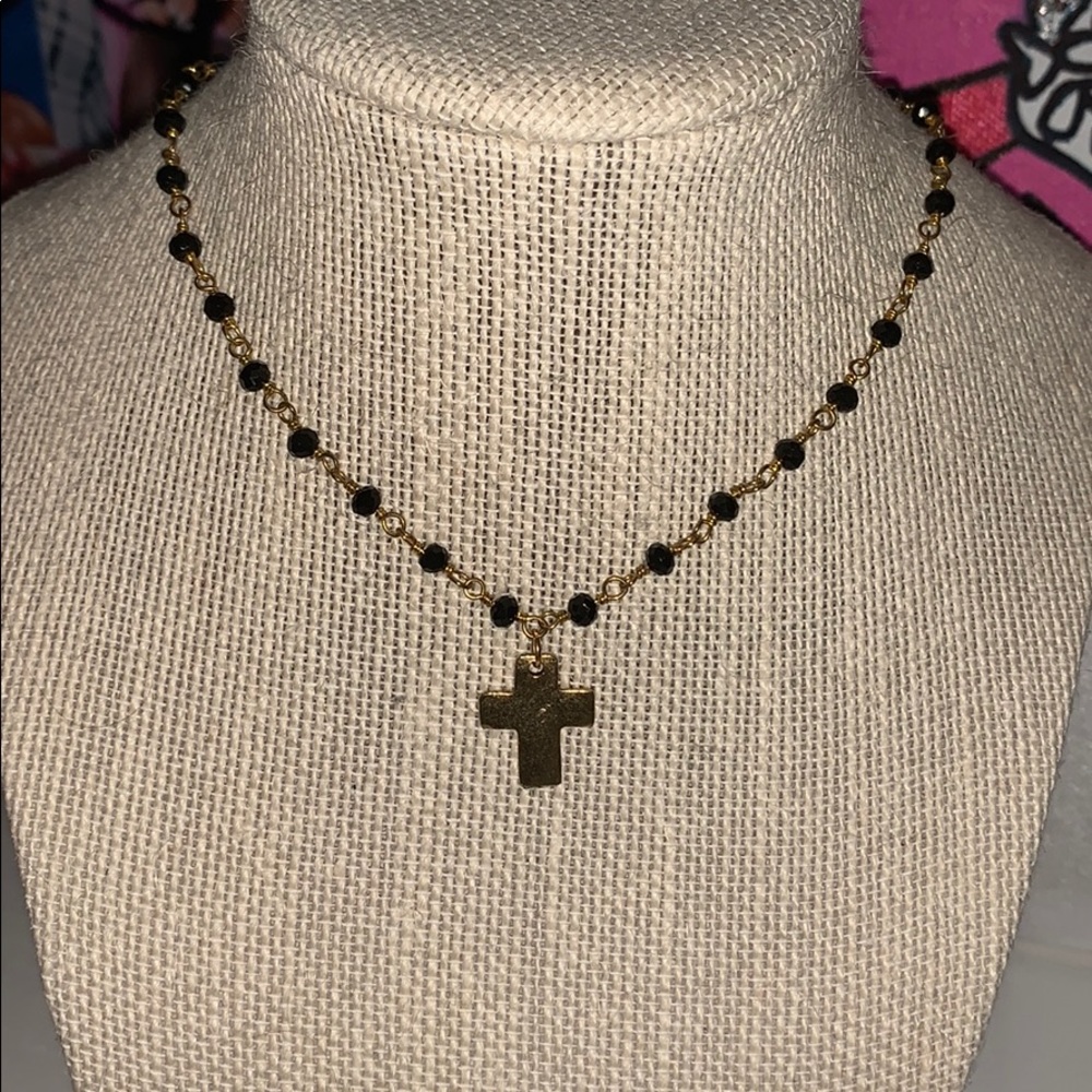 Gold Cross Necklace